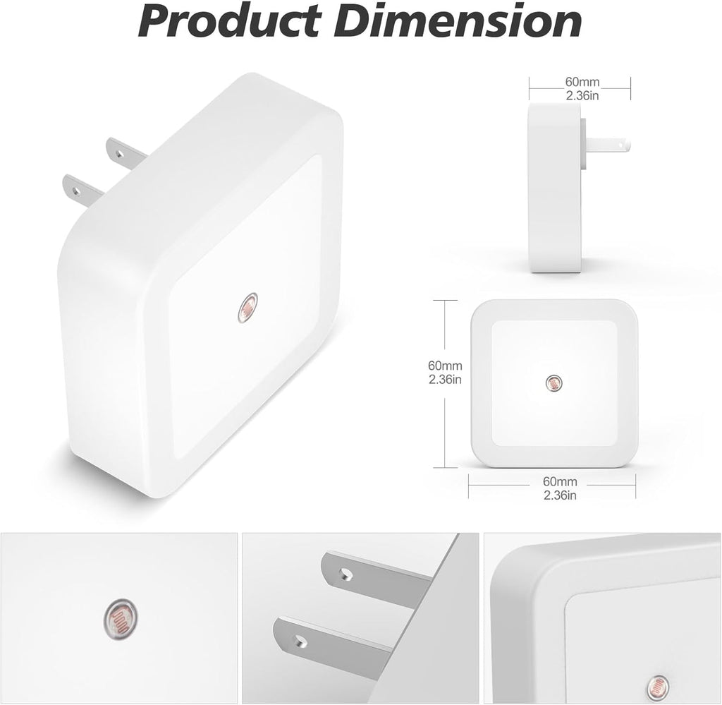 Night Lights Plug into Wall 8-Pack