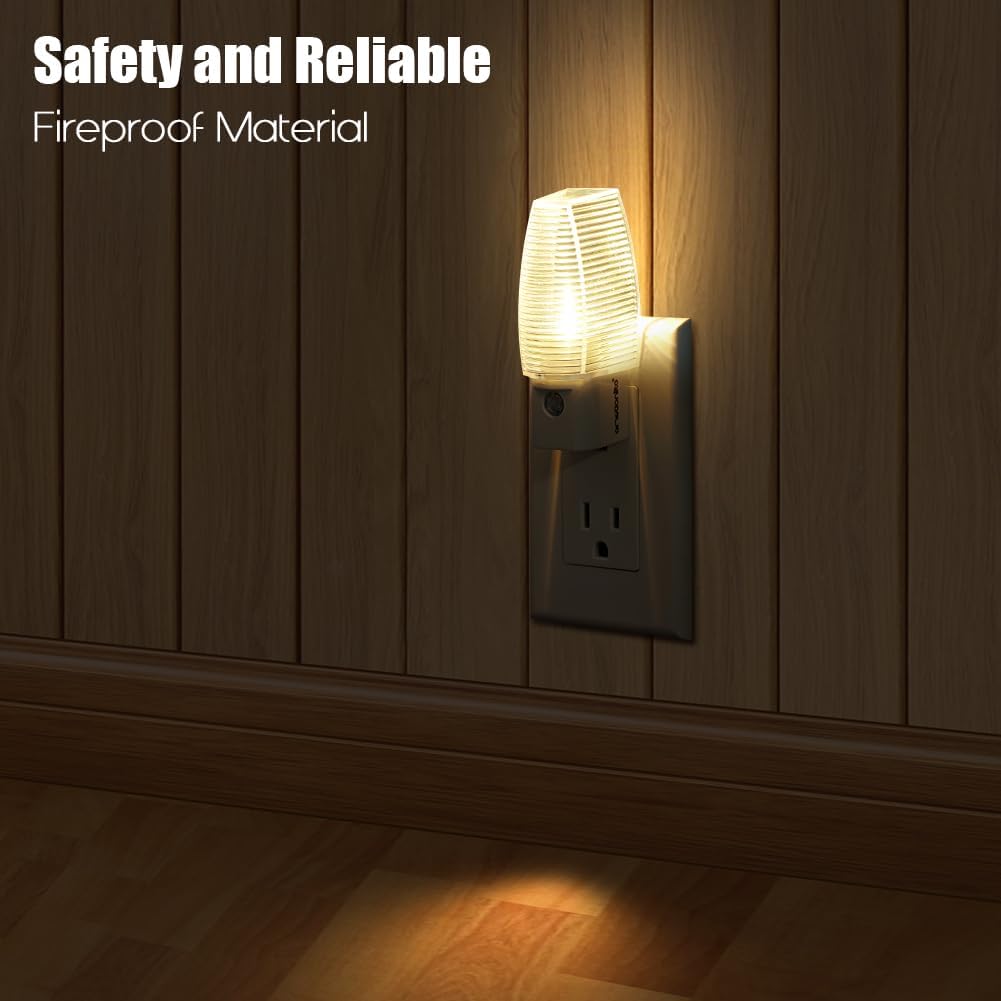 Plug in Night Light. Warm White LED Nightlight