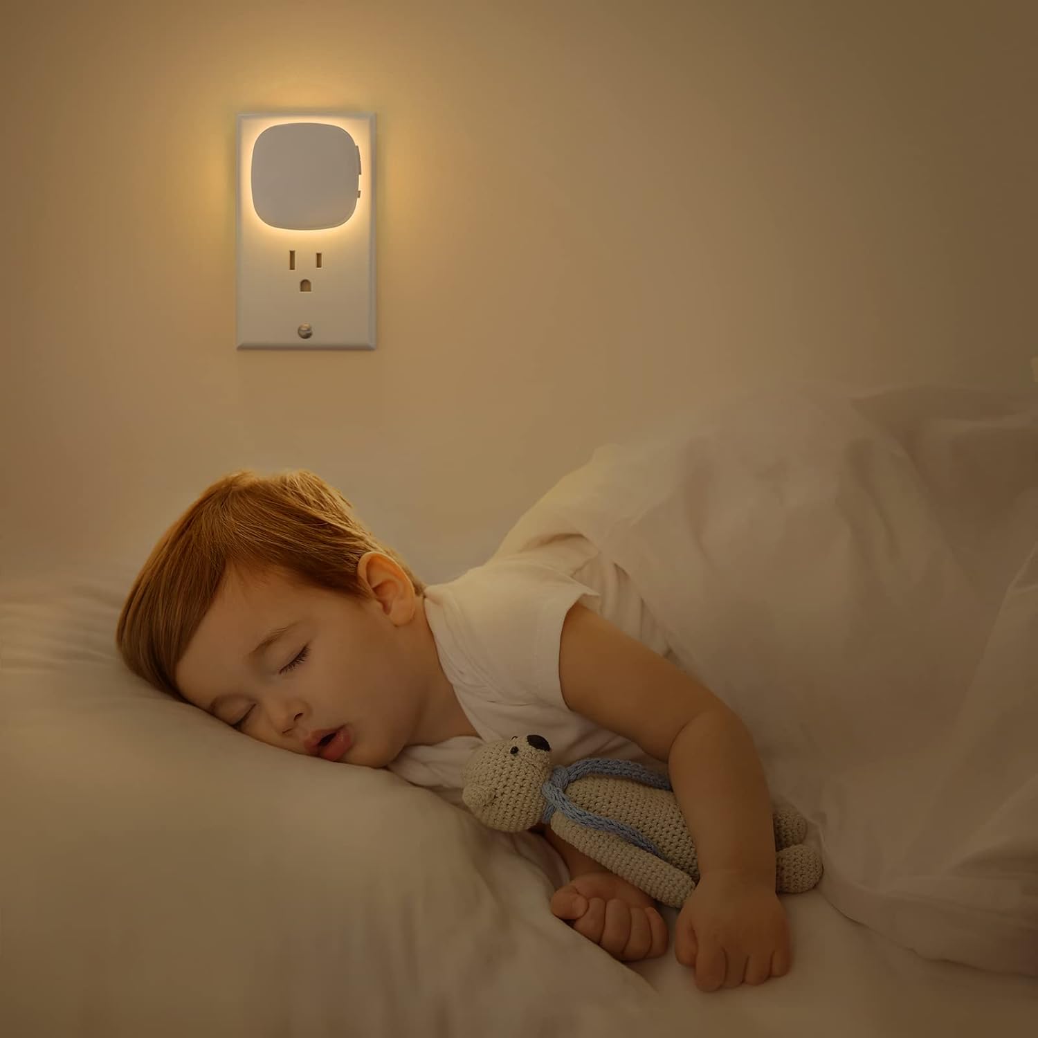 Plug-in LED Backlit Night Light with Motion Senso