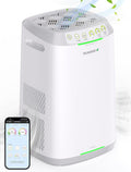 Smart Air Purifiers. ZERO Waste & ZERO Filter Replacements. Covers Up to 2002 Sq.Ft. for Home Large Room Bedroom. 30°. 60°. 90° Vents. 6 Fan Speeds. Sleep Mode. Timer. white