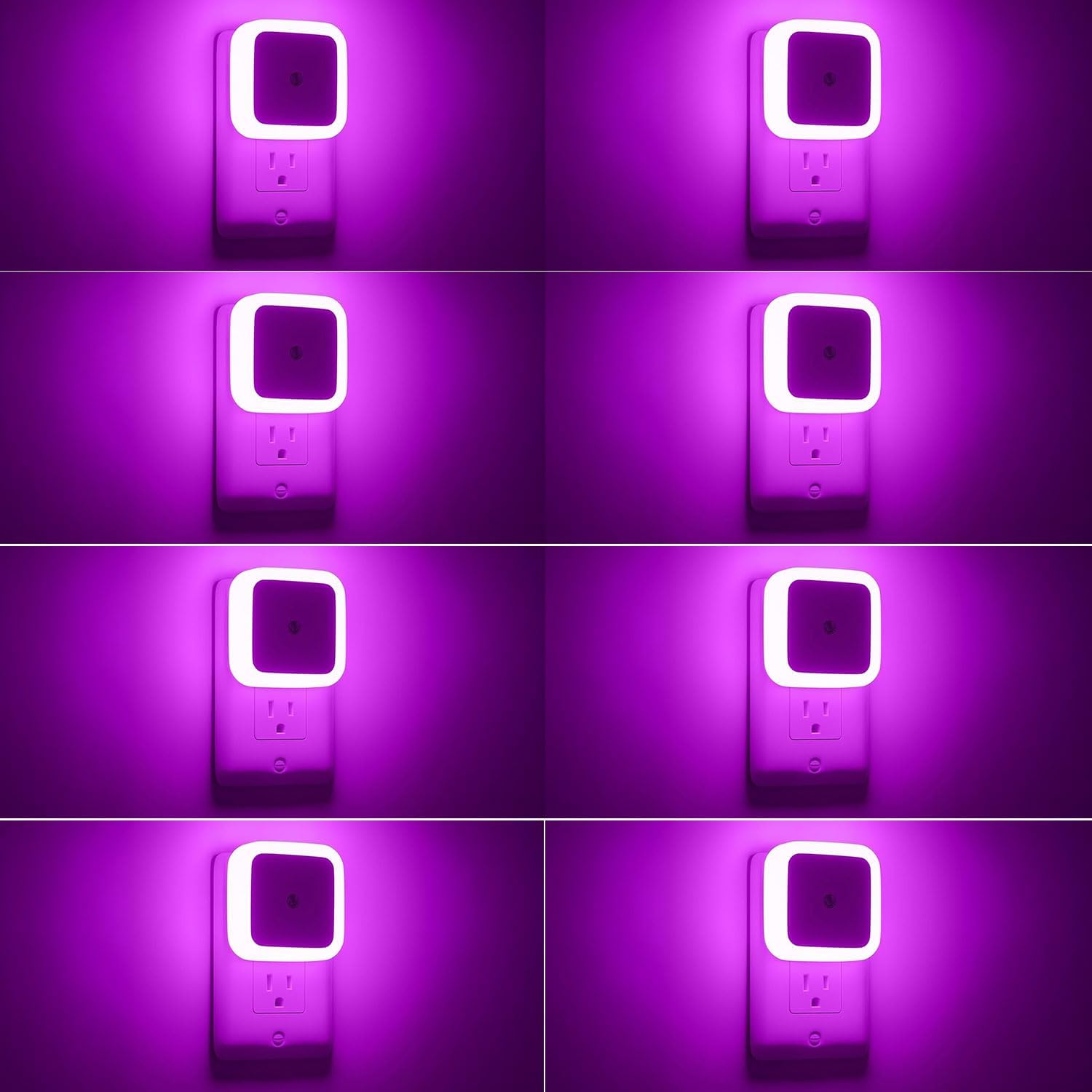 Night Lights Plug into Wall 8-Pack