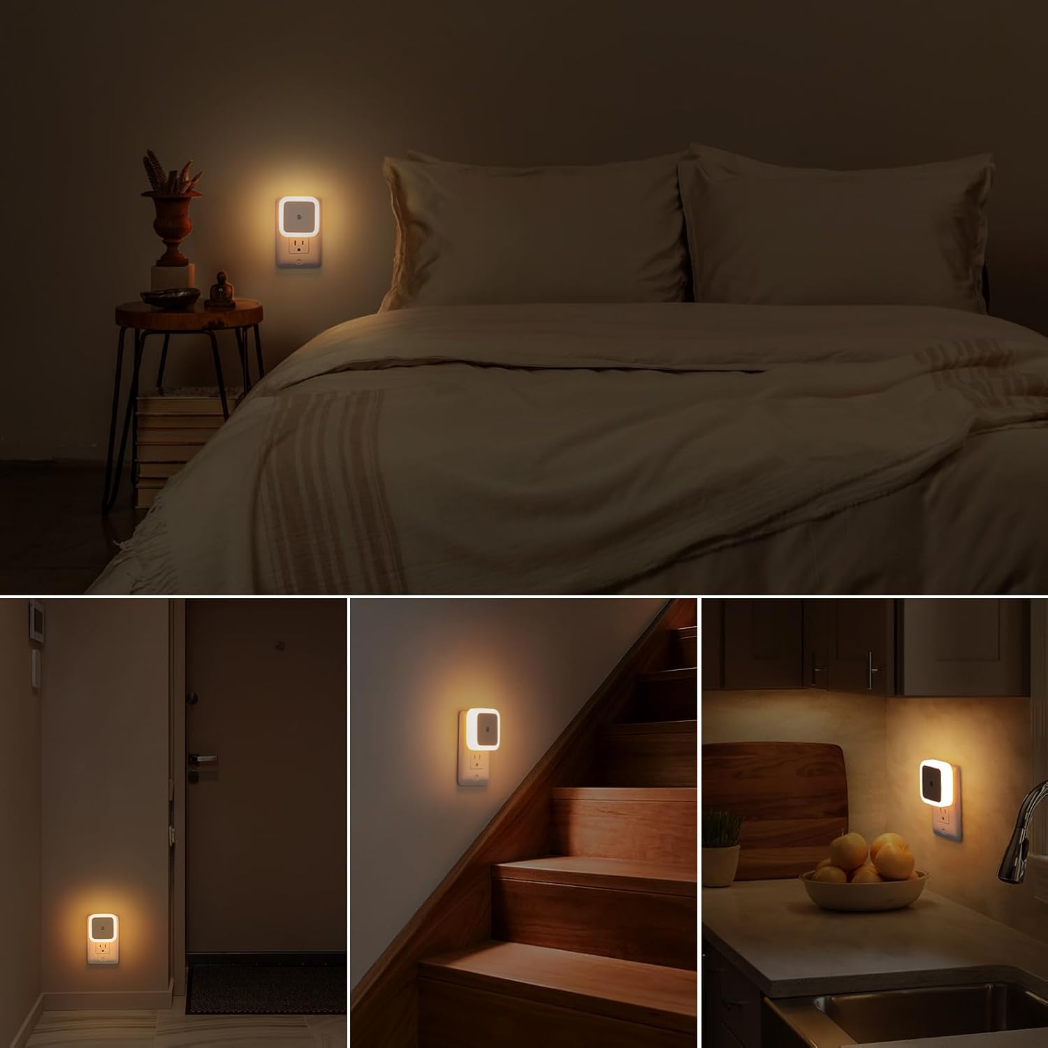 Night Lights Plug into Wall 8-Pack