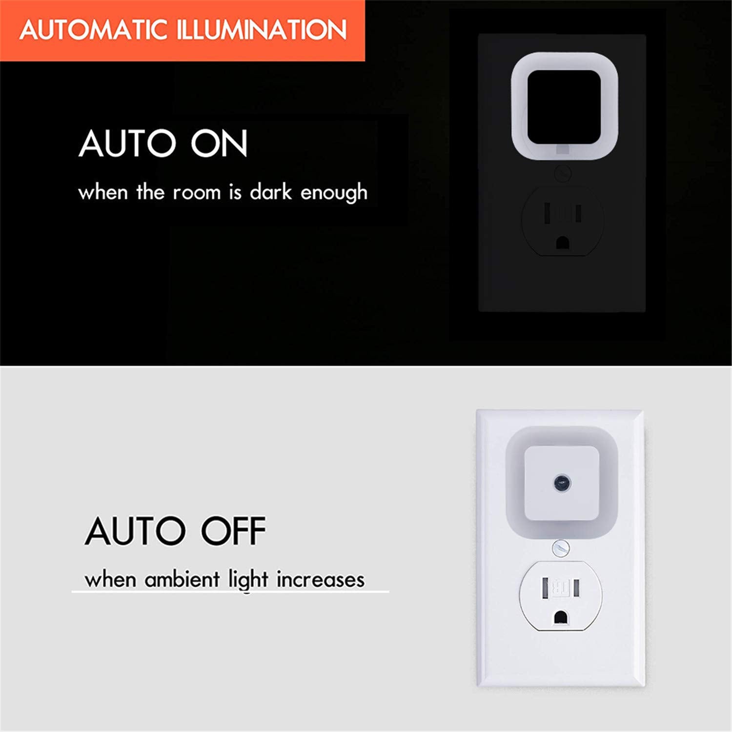 LED Night Light Lamp with Smart Sensor Dus