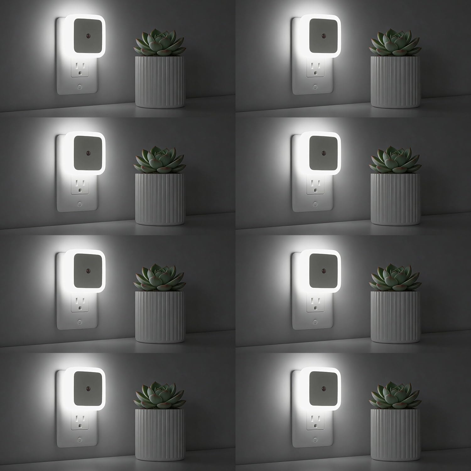 Night Lights Plug into Wall 8-Pack