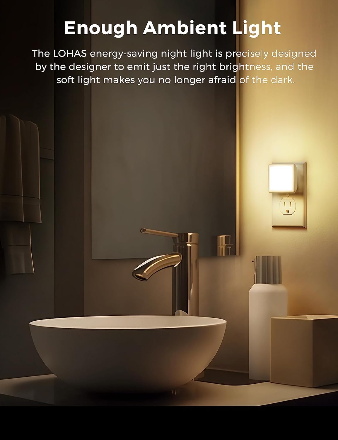 LED Night Light.Night Lights Plug into Wall