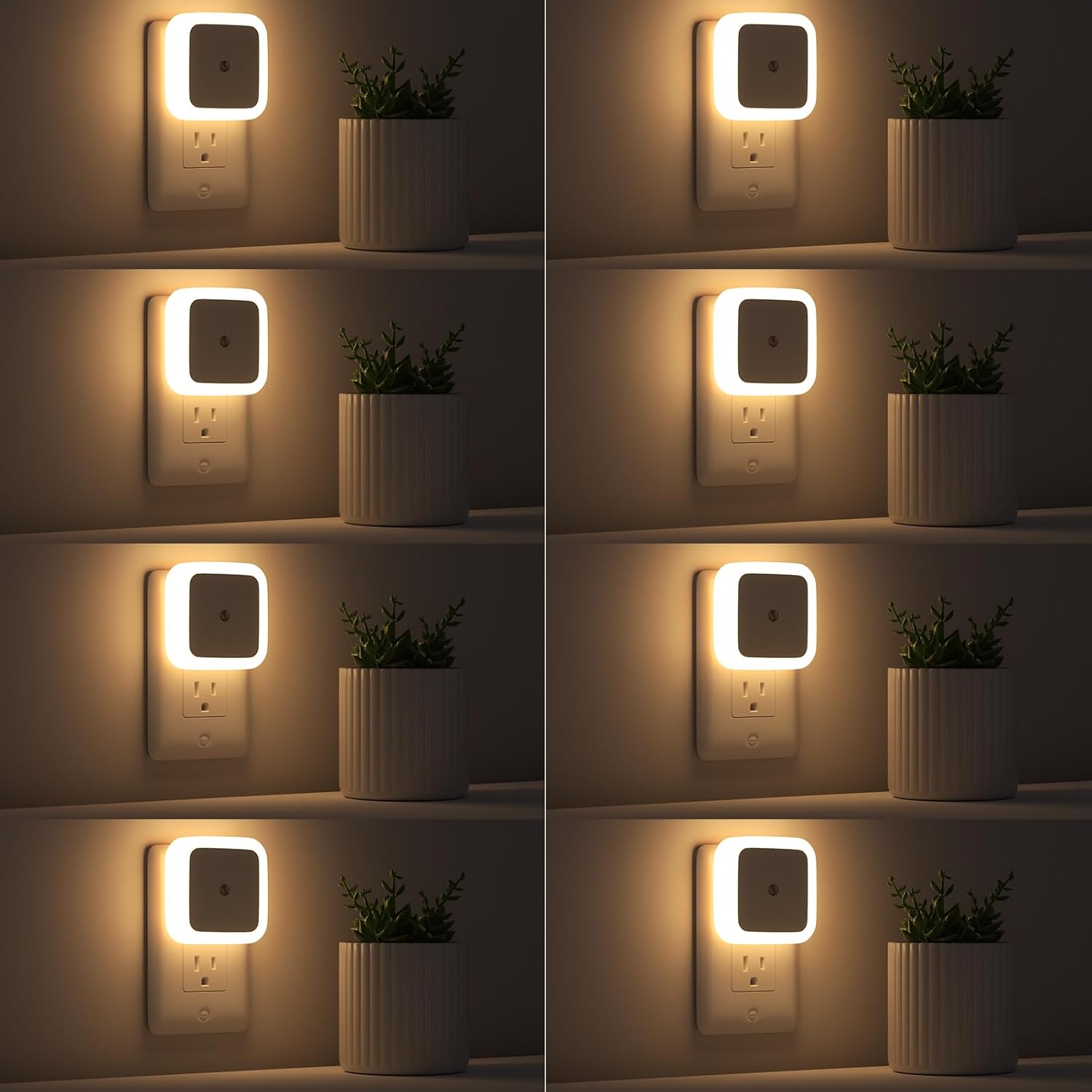 Night Lights Plug into Wall 8-Pack
