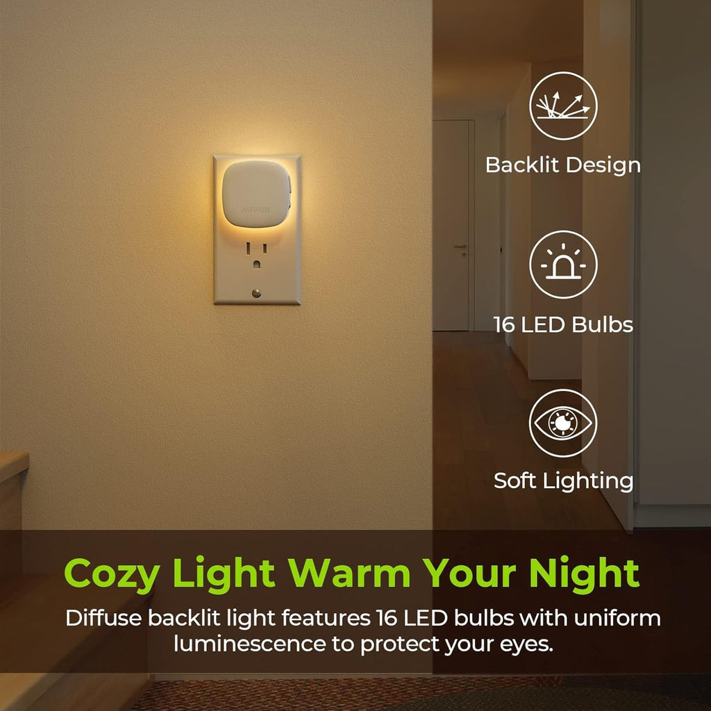 Plug-in LED Backlit Night Light with Motion Senso