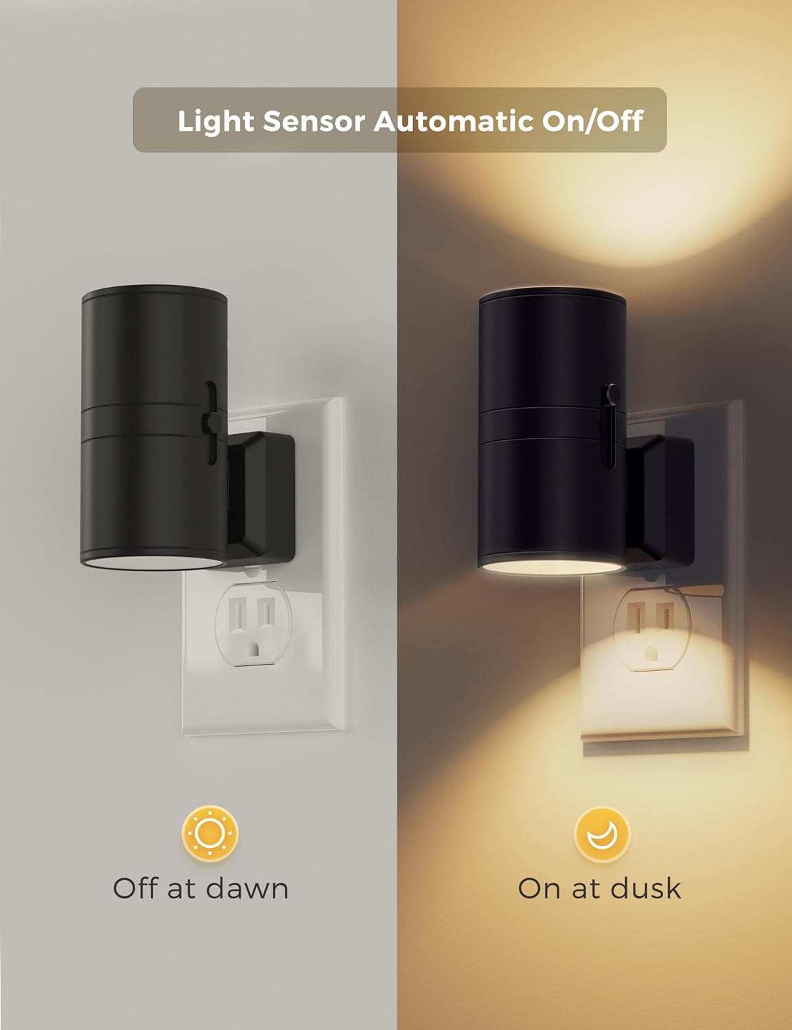 Modern Night Lights Plug into Wall