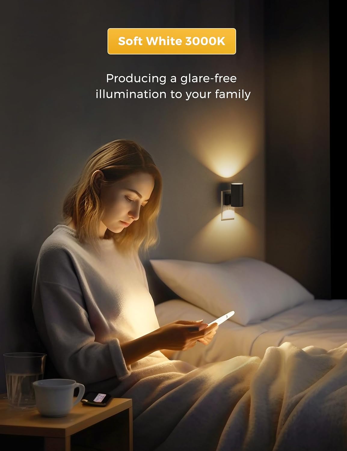 Modern Night Lights Plug into Wall