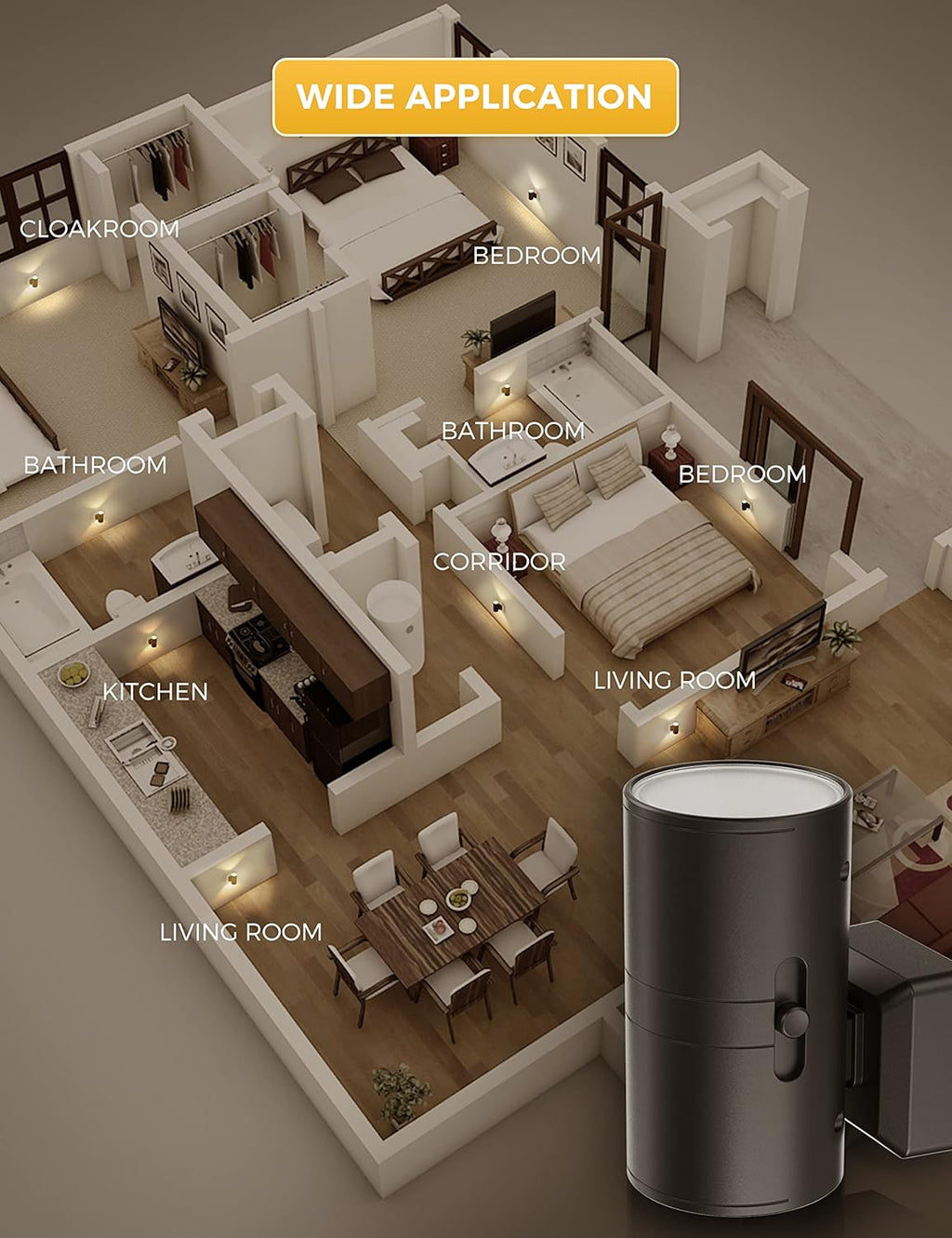 Modern Night Lights Plug into Wall