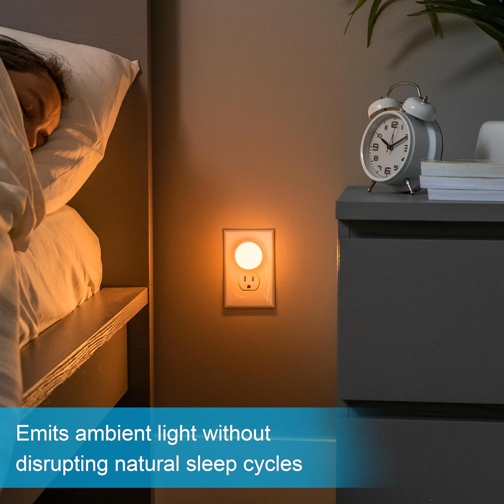 SleepLite Night Lights Plug into Wall. 4-Pack