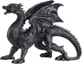 Large size gothic roaring pterosaur statue fantasy decoration