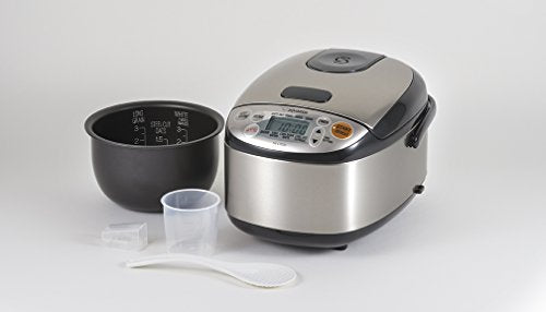 Zojirushi Rice Cooker & Warmer. 3-Cups. Stainless Black