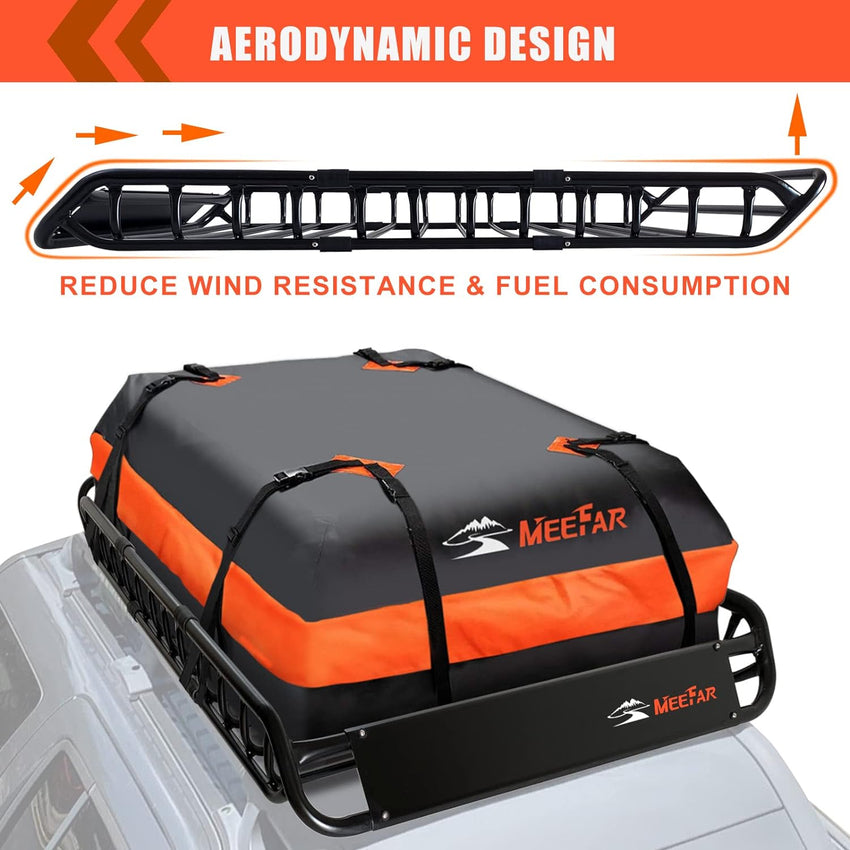 Roof Rack Universal Roof Basket 51 X 36 X 5 + Waterproof Bag