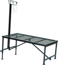 Weaver Leather Livestock Steel Trim Stand - Adjustable and Durable Trimming Stand for Sheep. Goats. and Other Livestock - Wire Headpiece Holds Animals in Place During Grooming. Black. 1 Ct (Pack of 1)